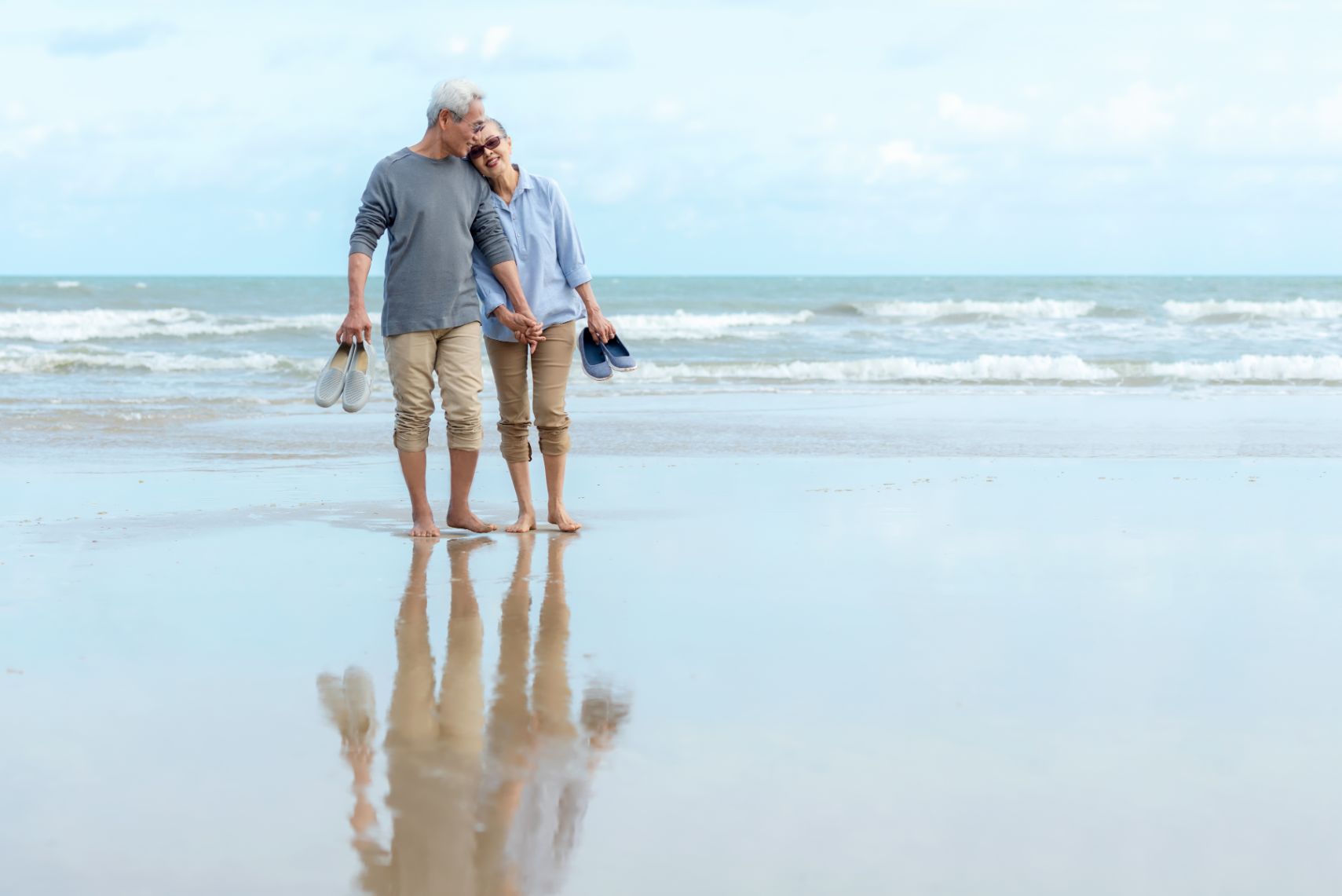 Happy senior couple staying independent and focusing on the things they love.